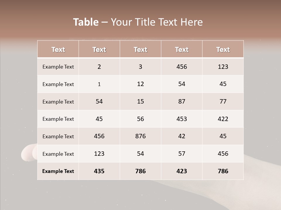 Touching Grandmother White Background PowerPoint Template