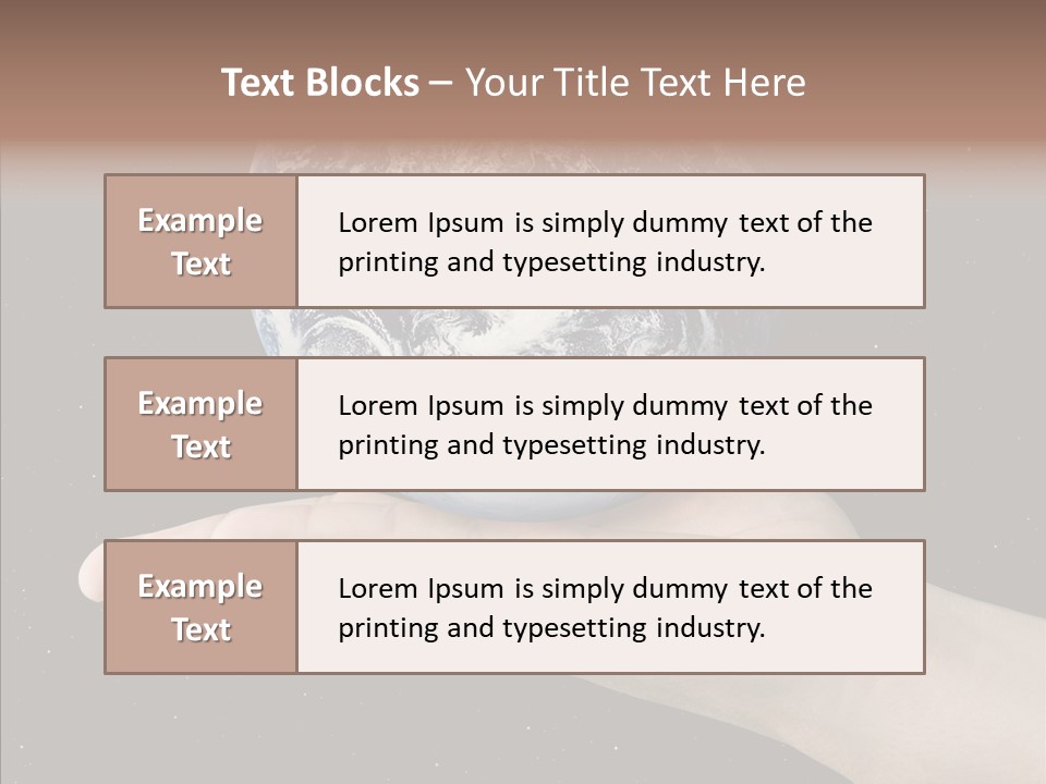 Touching Grandmother White Background PowerPoint Template