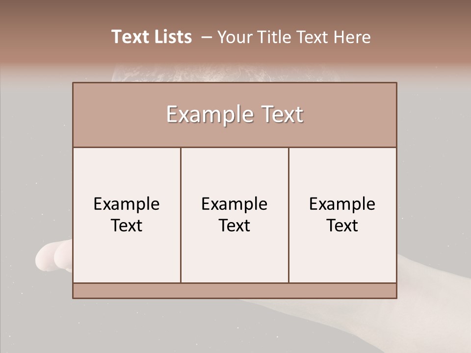 Touching Grandmother White Background PowerPoint Template