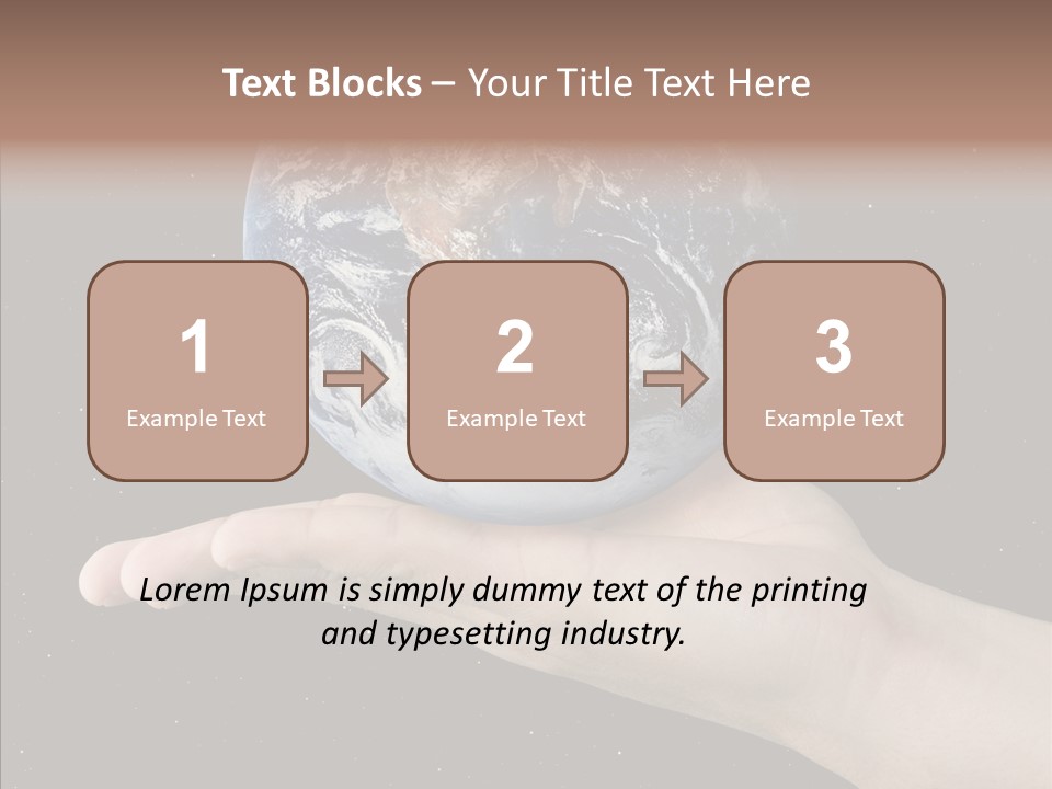 Touching Grandmother White Background PowerPoint Template