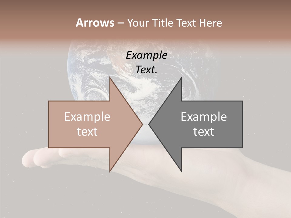 Touching Grandmother White Background PowerPoint Template