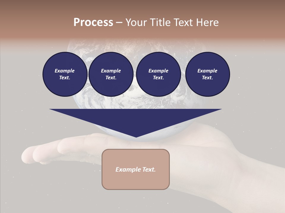 Touching Grandmother White Background PowerPoint Template