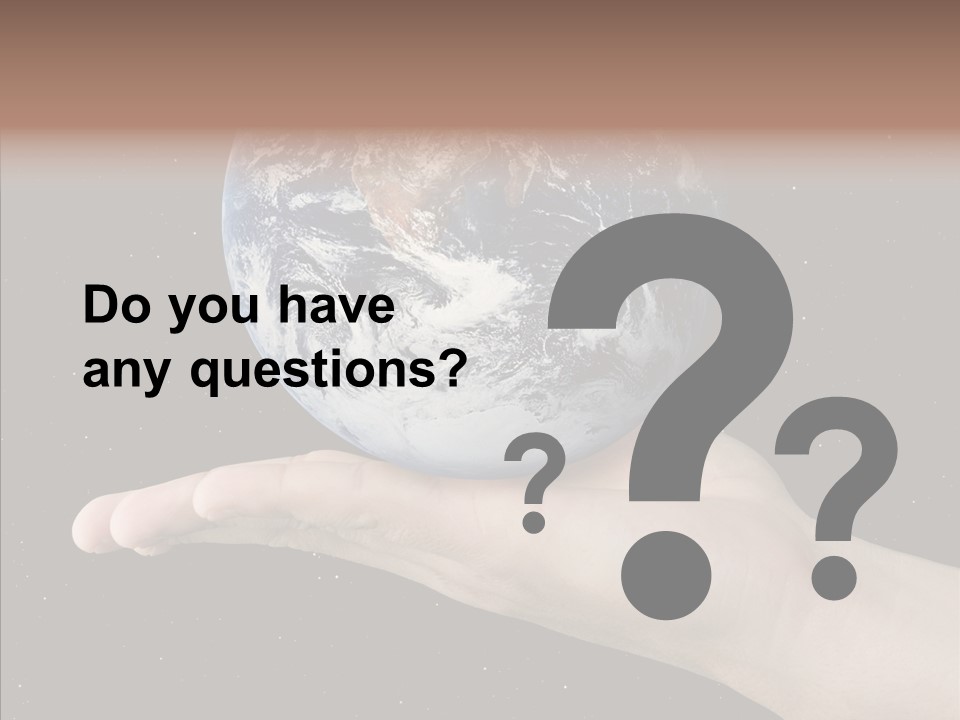 Touching Grandmother White Background PowerPoint Template