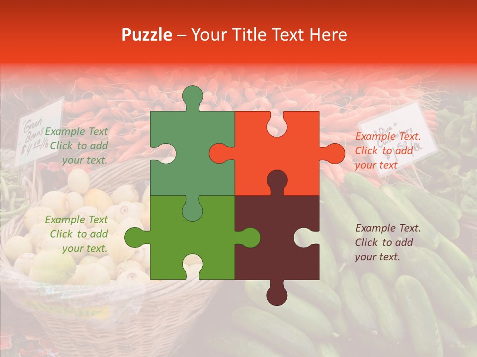 Senior  Female Touching PowerPoint Template