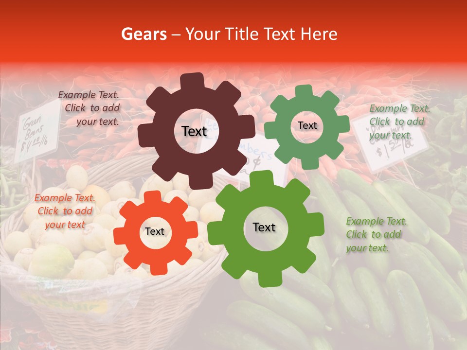 Senior  Female Touching PowerPoint Template