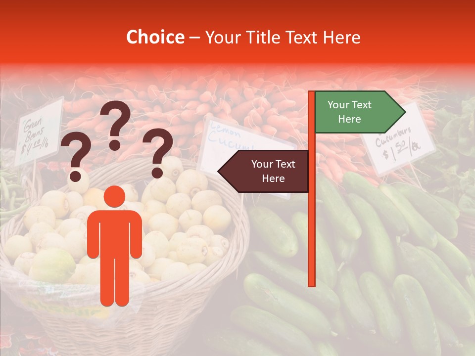 Senior  Female Touching PowerPoint Template