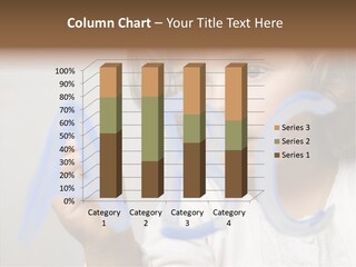 Closeup Human Finger PowerPoint Template