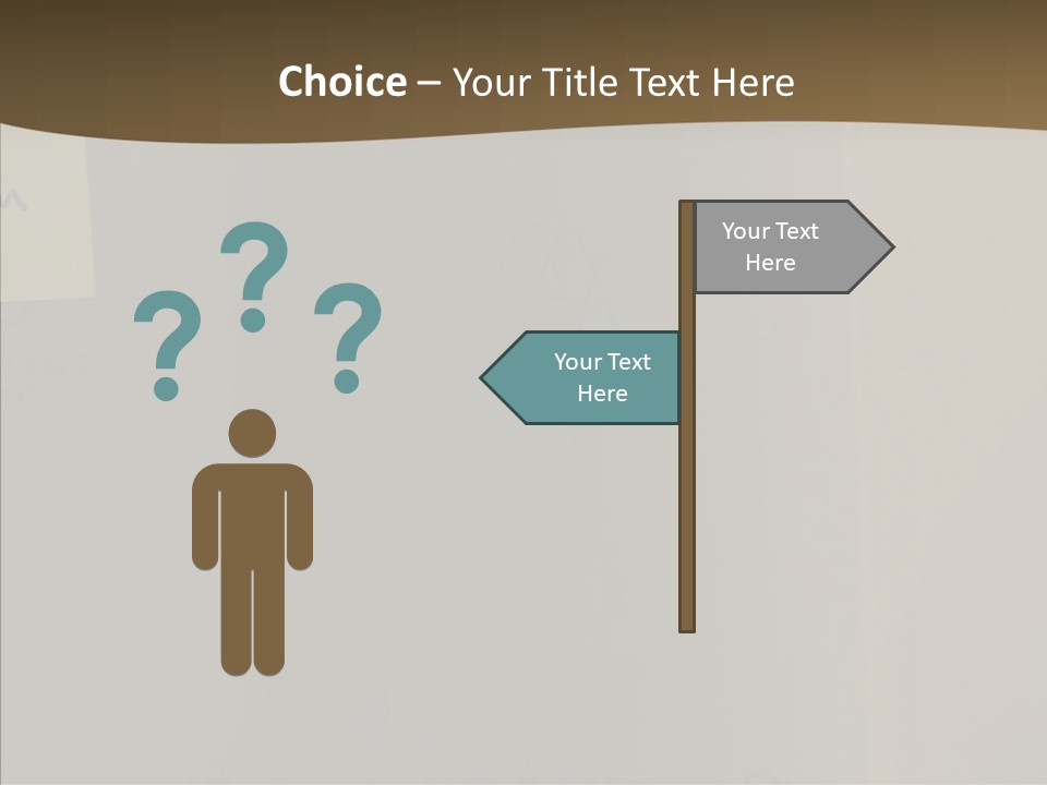 Senior  Touching  PowerPoint Template