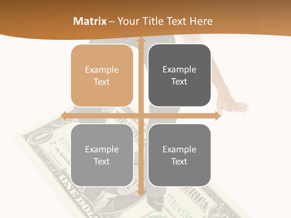Old Holding Hands Elder PowerPoint Template