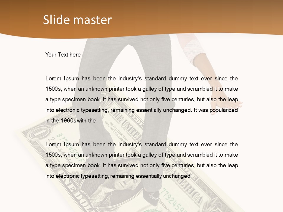 Old Holding Hands Elder PowerPoint Template