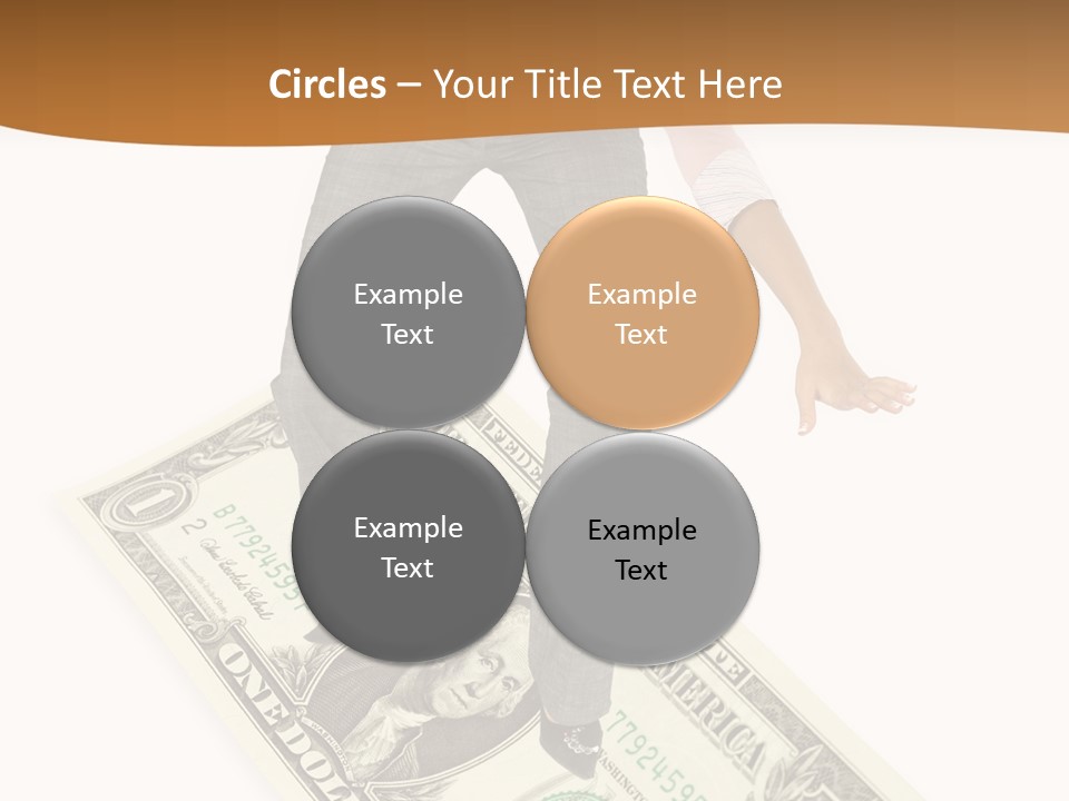 Old Holding Hands Elder PowerPoint Template