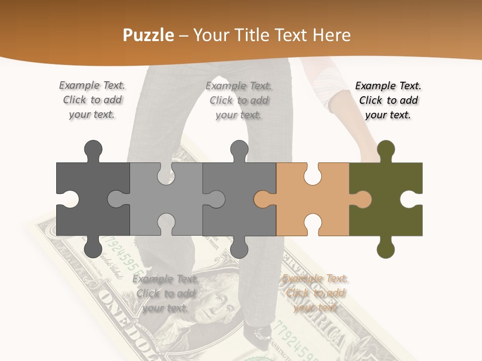 Old Holding Hands Elder PowerPoint Template