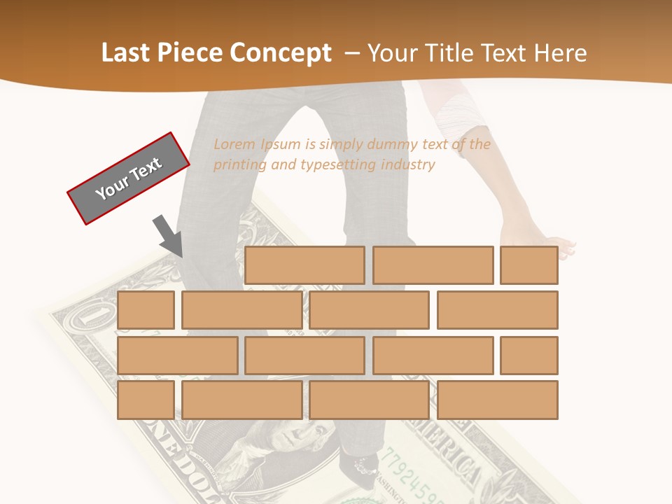 Old Holding Hands Elder PowerPoint Template