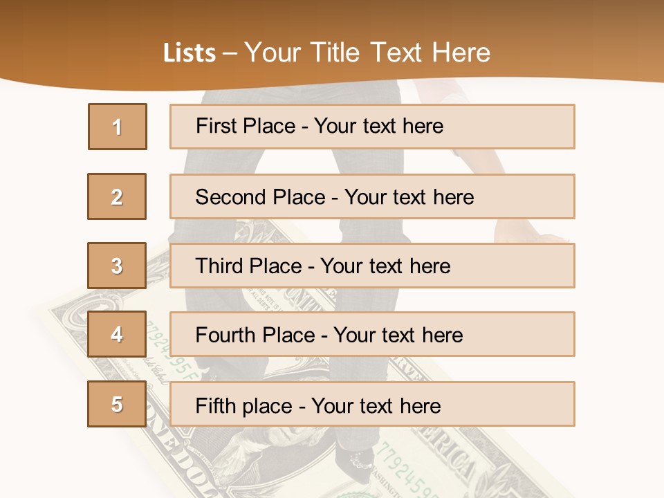 Old Holding Hands Elder PowerPoint Template