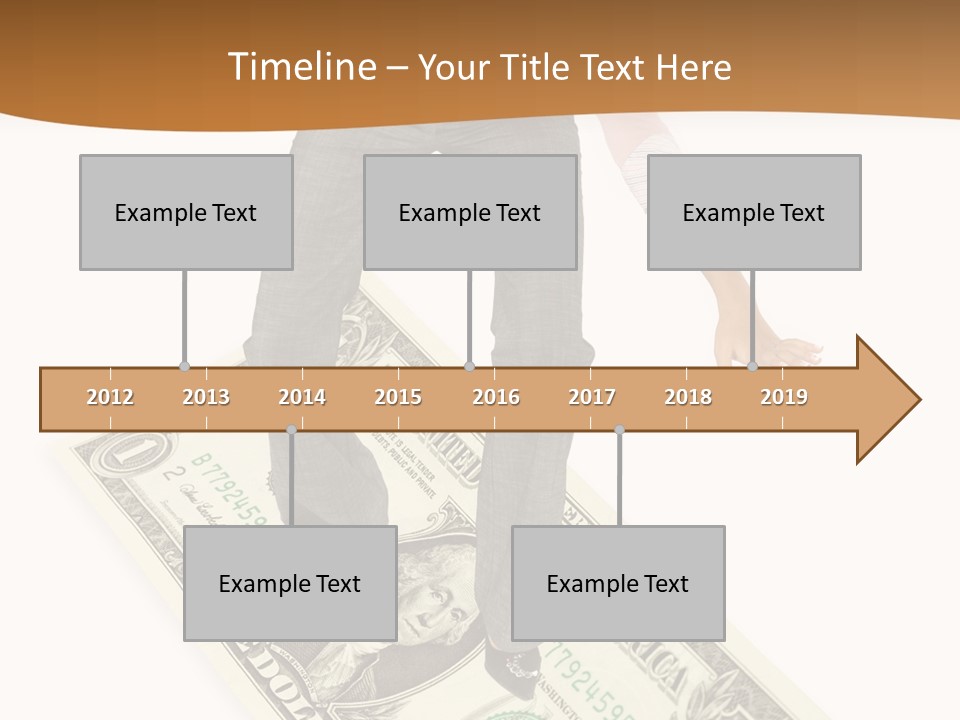 Old Holding Hands Elder PowerPoint Template