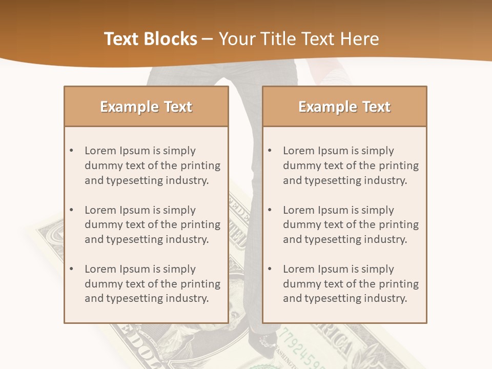 Old Holding Hands Elder PowerPoint Template