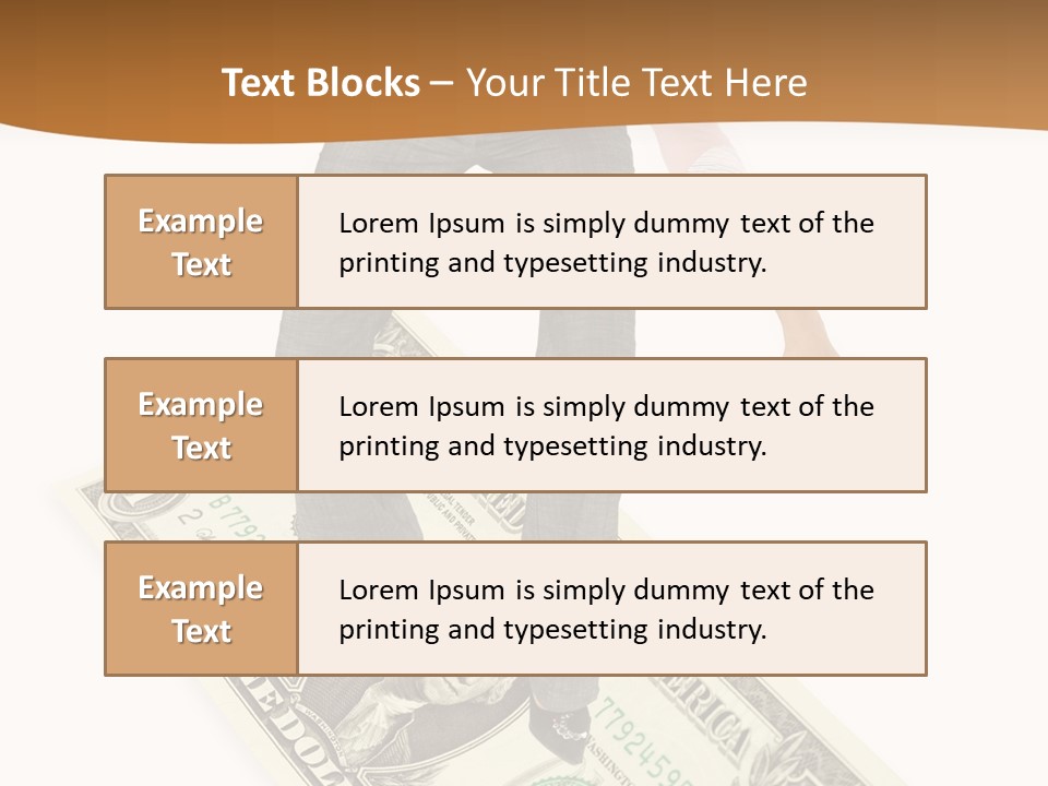 Old Holding Hands Elder PowerPoint Template