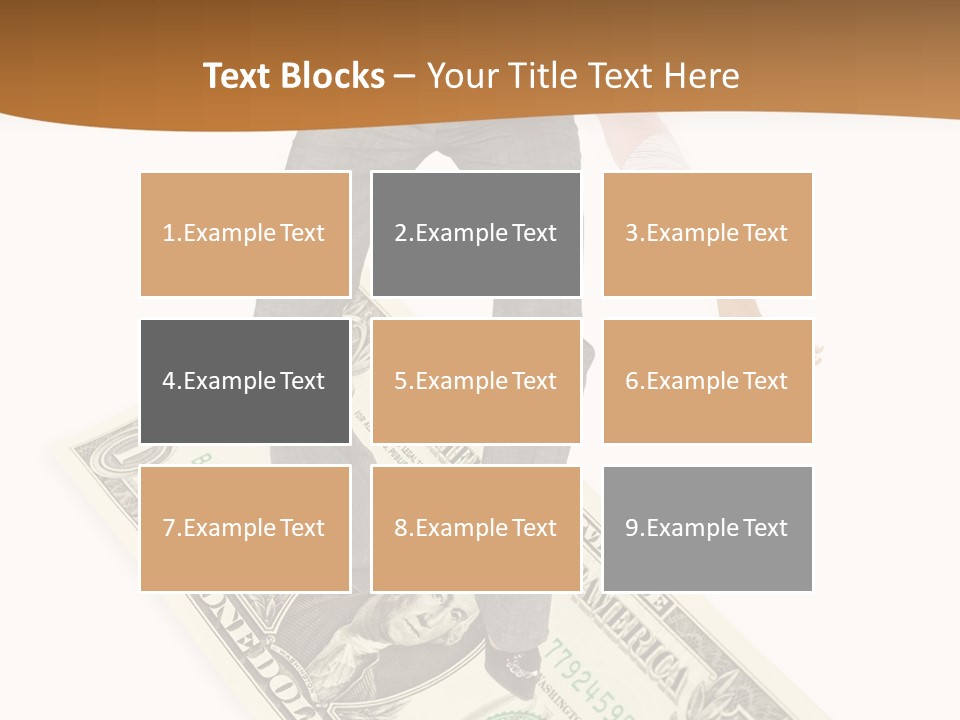 Old Holding Hands Elder PowerPoint Template