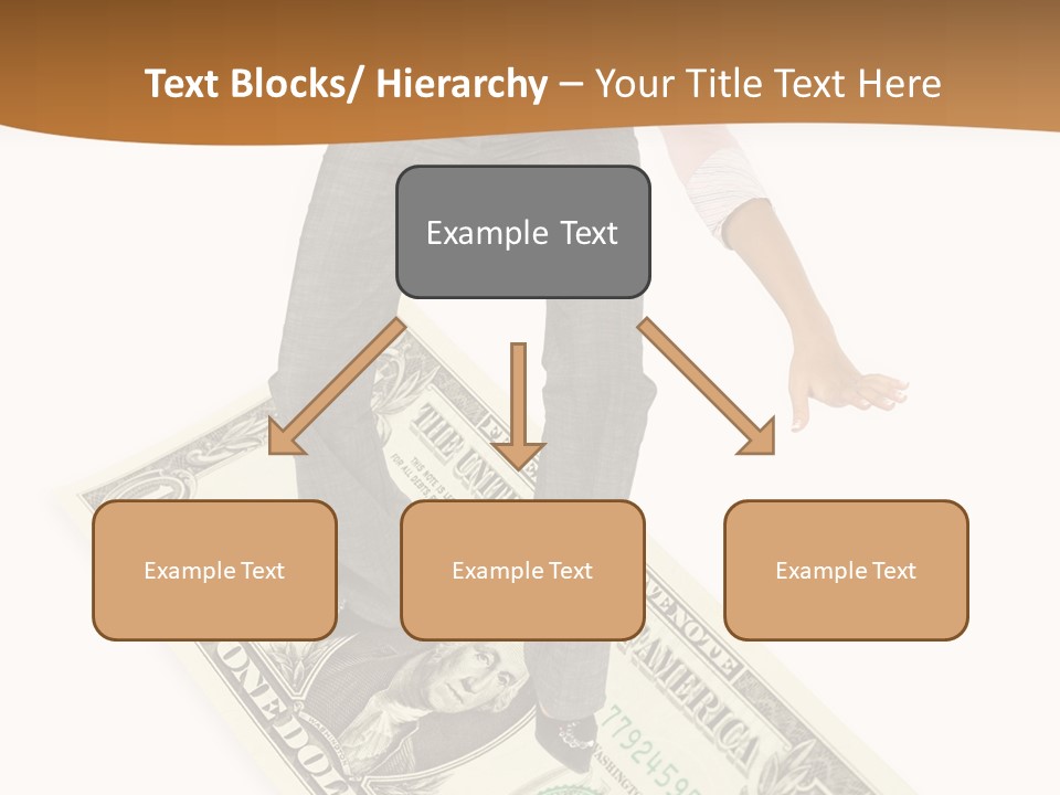 Old Holding Hands Elder PowerPoint Template