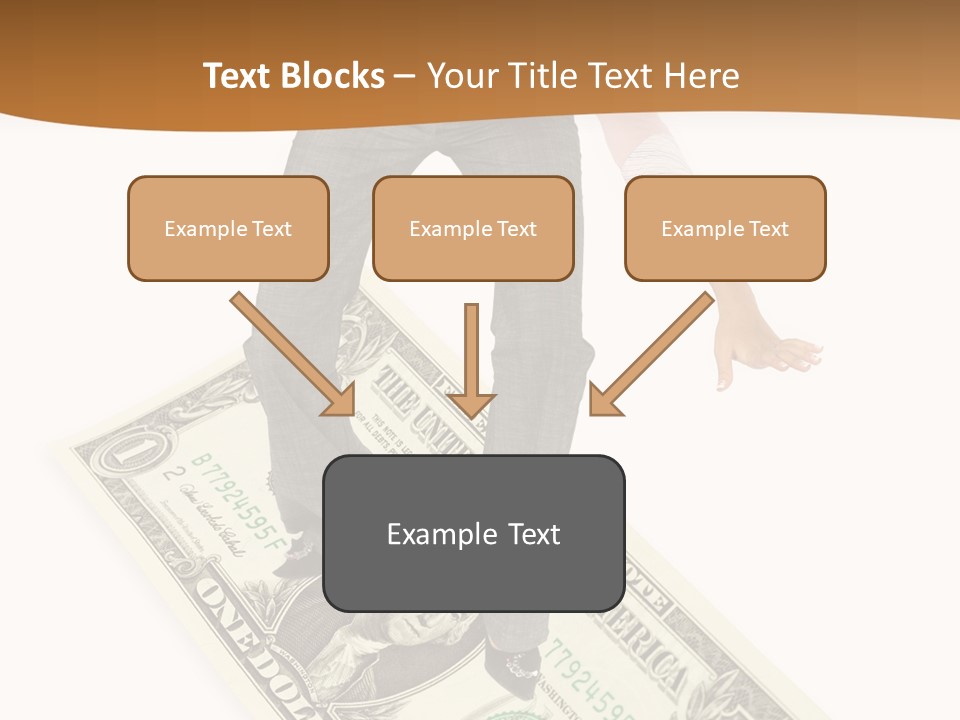Old Holding Hands Elder PowerPoint Template