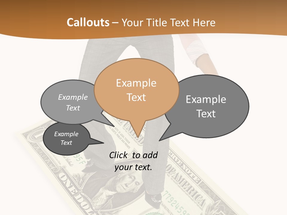 Old Holding Hands Elder PowerPoint Template