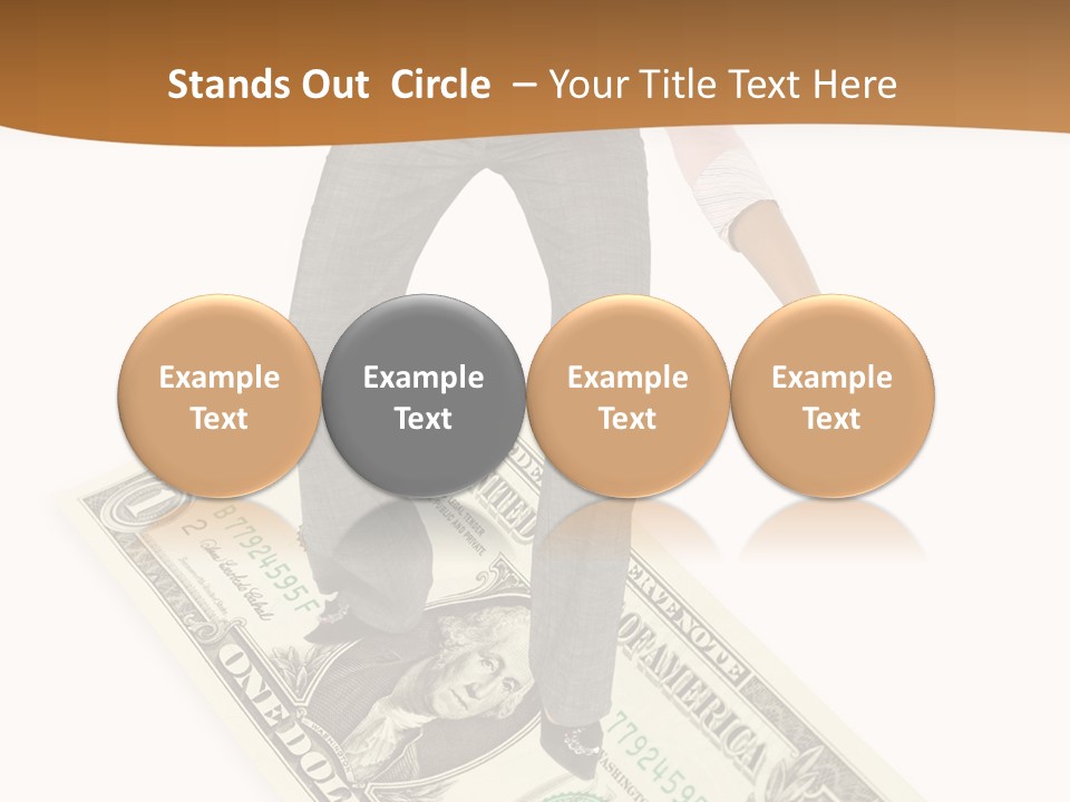 Old Holding Hands Elder PowerPoint Template