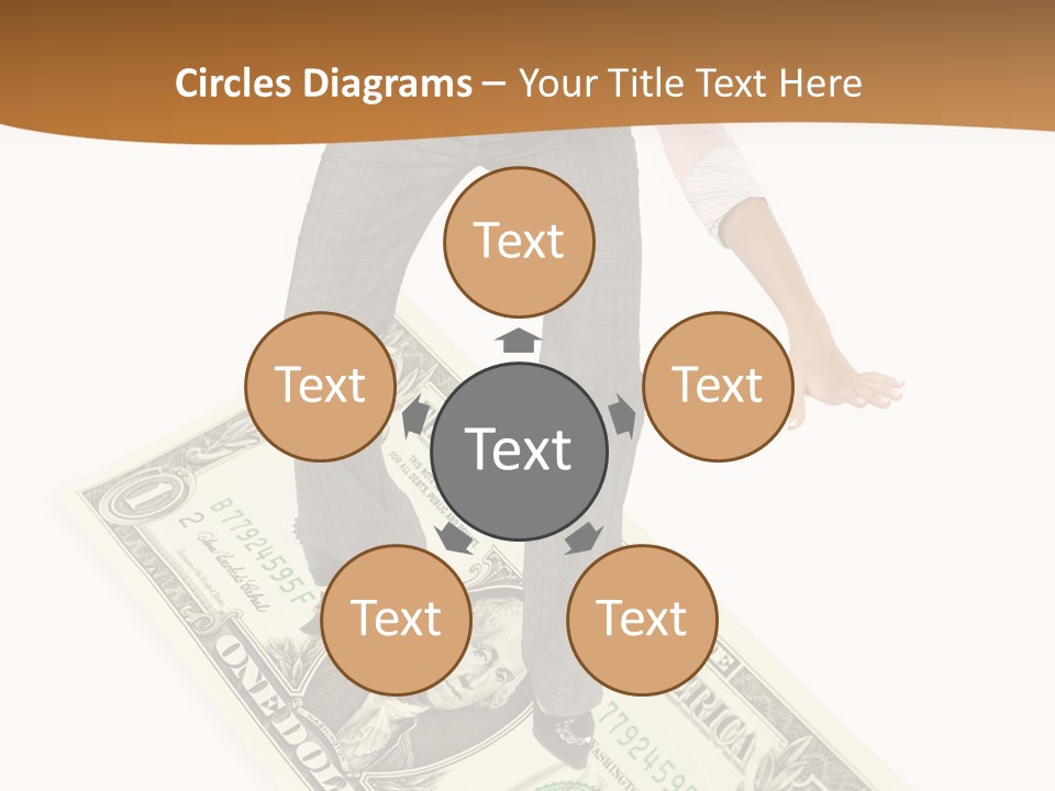 Old Holding Hands Elder PowerPoint Template