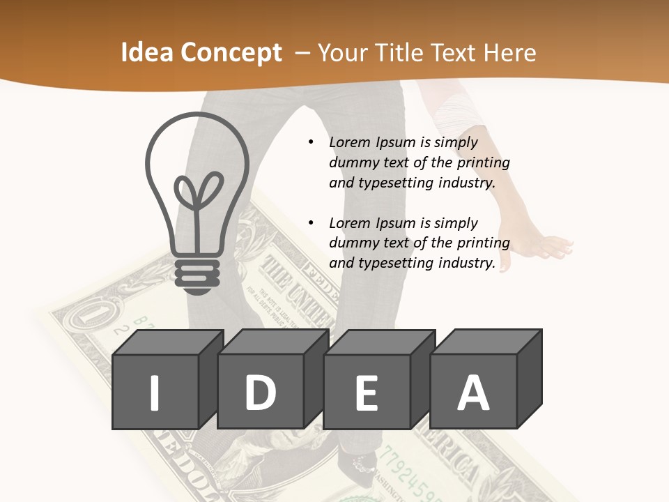 Old Holding Hands Elder PowerPoint Template