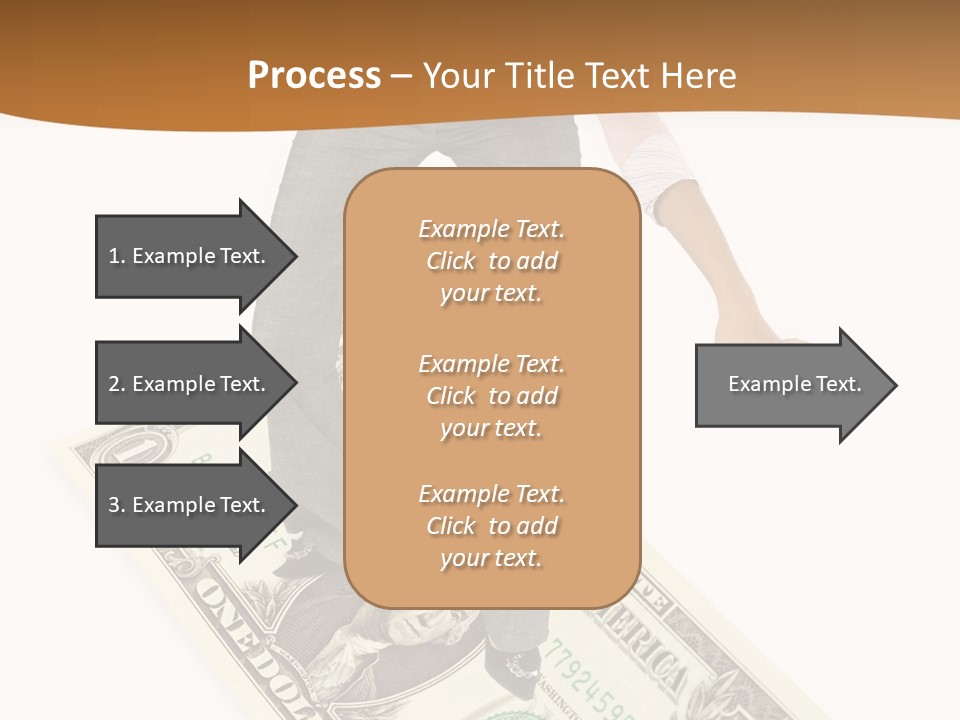 Old Holding Hands Elder PowerPoint Template