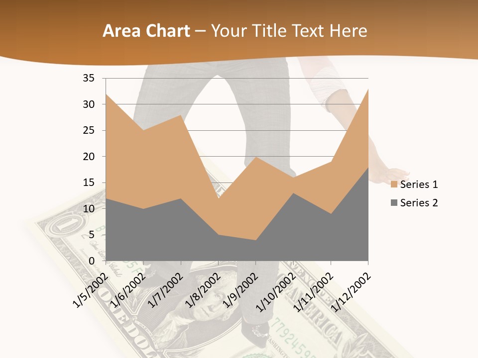 Old Holding Hands Elder PowerPoint Template