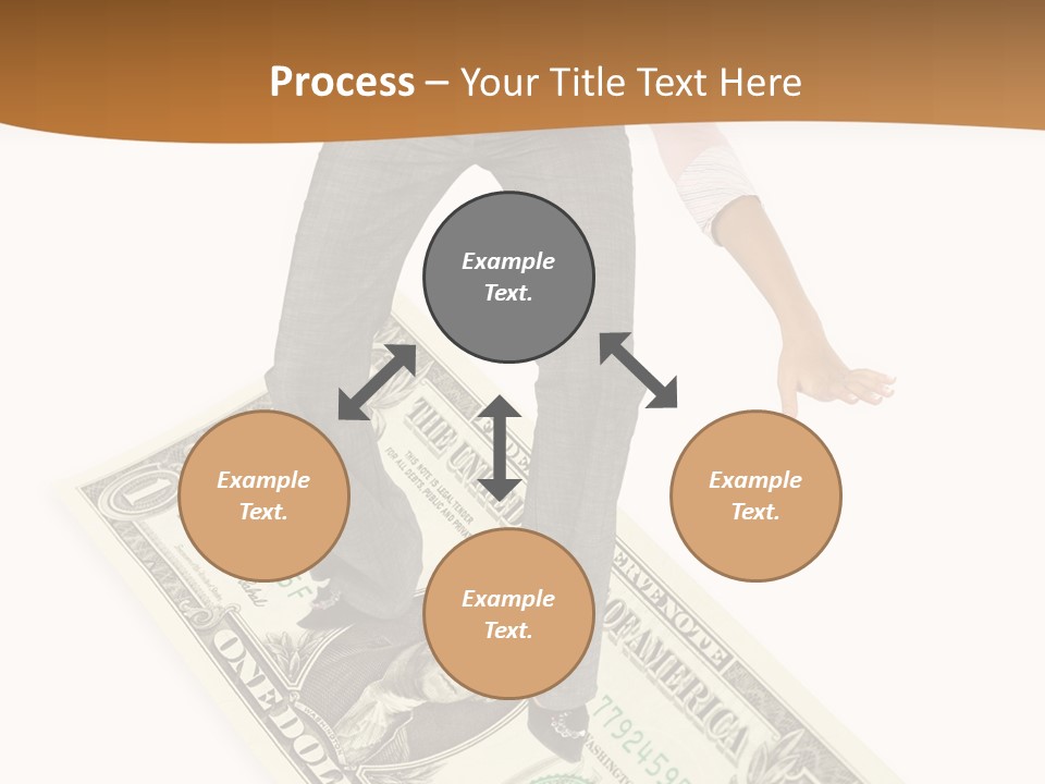 Old Holding Hands Elder PowerPoint Template