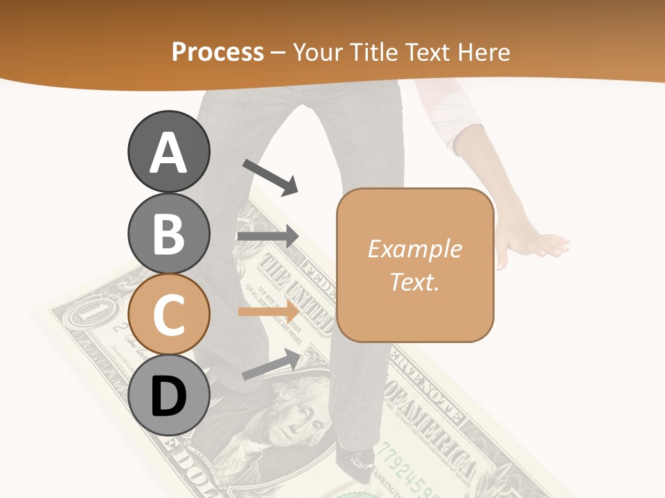 Old Holding Hands Elder PowerPoint Template