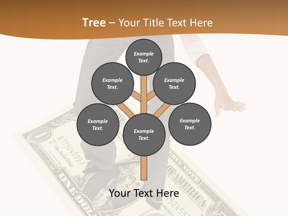 Old Holding Hands Elder PowerPoint Template