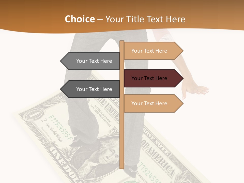 Old Holding Hands Elder PowerPoint Template
