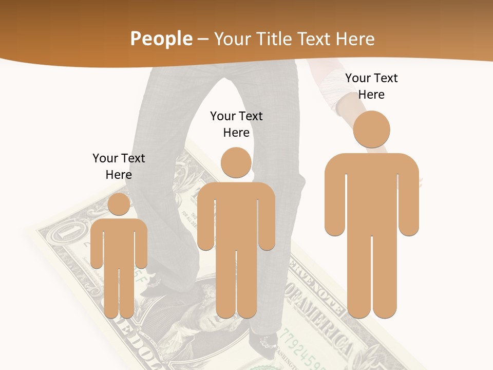 Old Holding Hands Elder PowerPoint Template