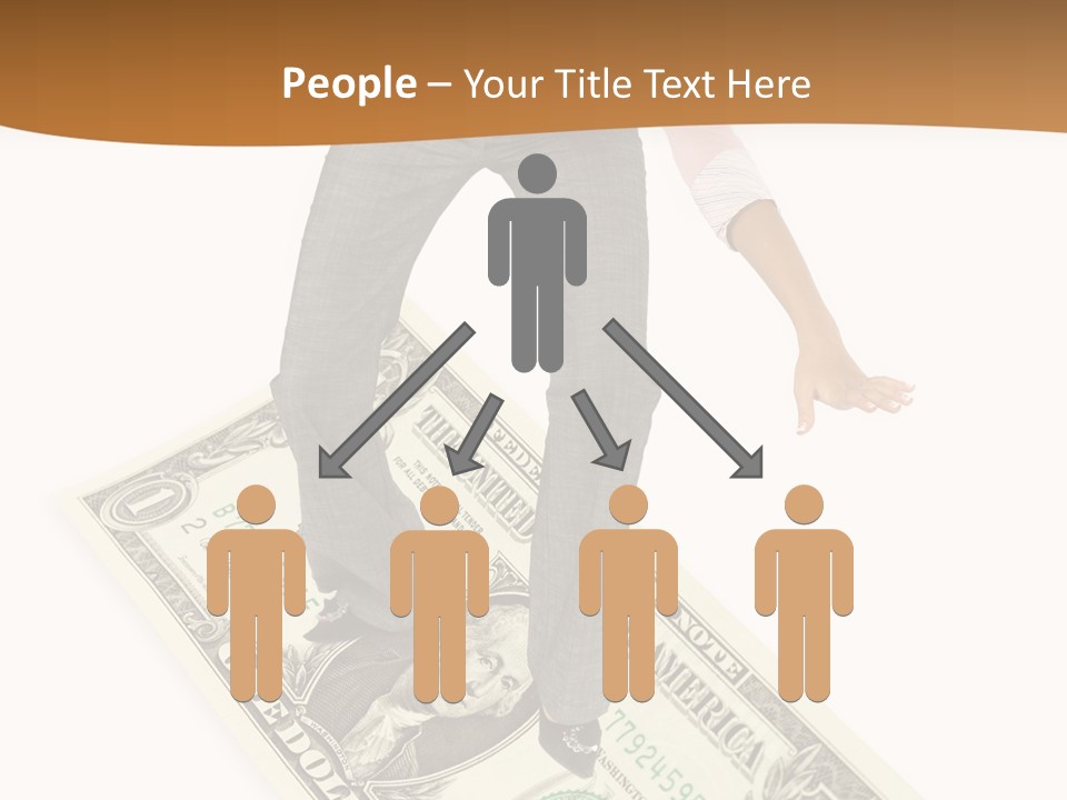 Old Holding Hands Elder PowerPoint Template