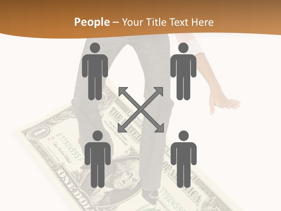 Old Holding Hands Elder PowerPoint Template