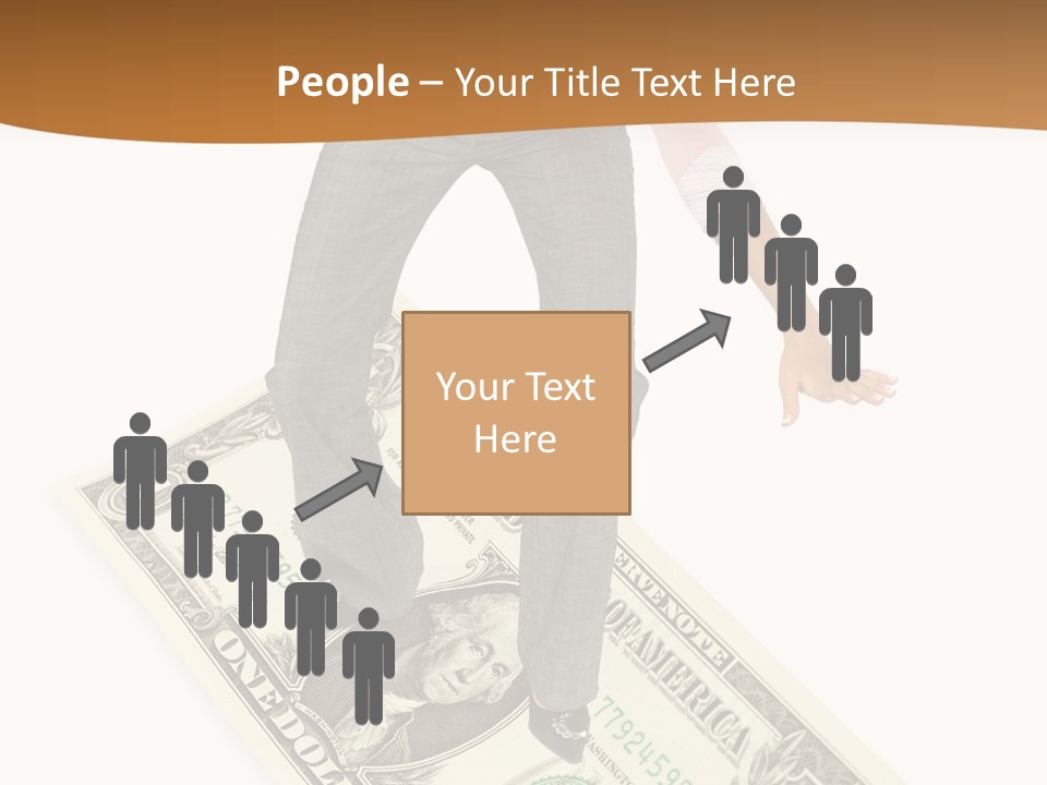 Old Holding Hands Elder PowerPoint Template