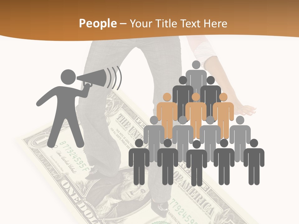 Old Holding Hands Elder PowerPoint Template