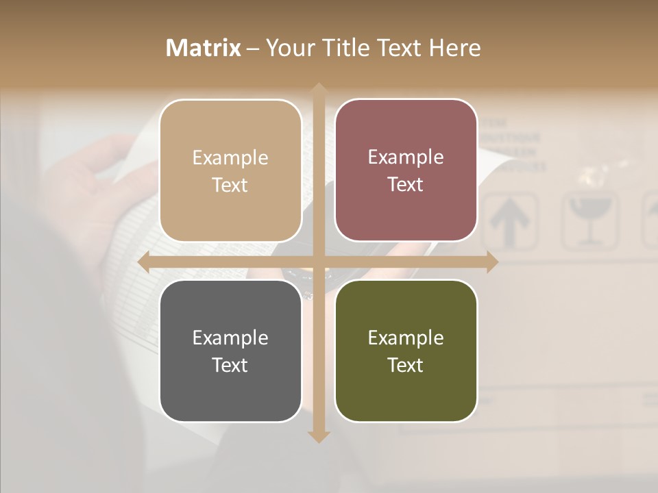Elderly Hand Caregiver PowerPoint Template