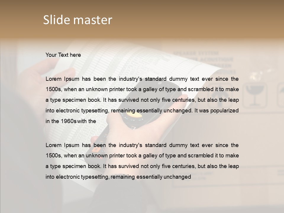 Elderly Hand Caregiver PowerPoint Template