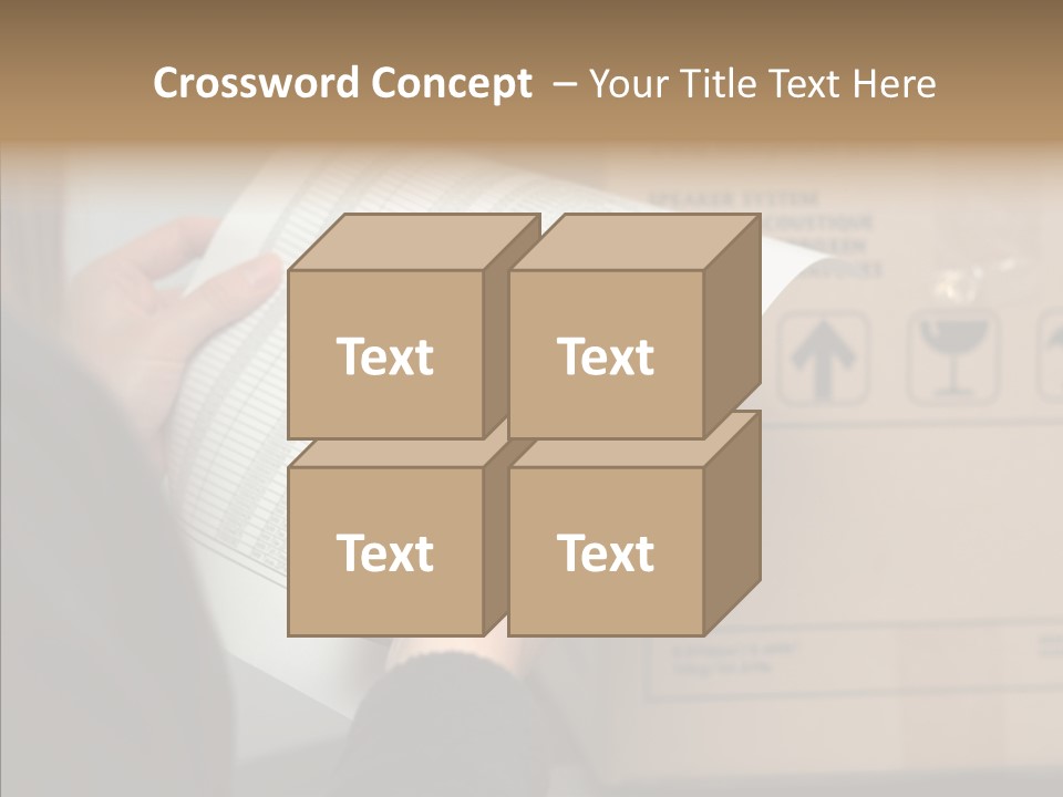 Elderly Hand Caregiver PowerPoint Template