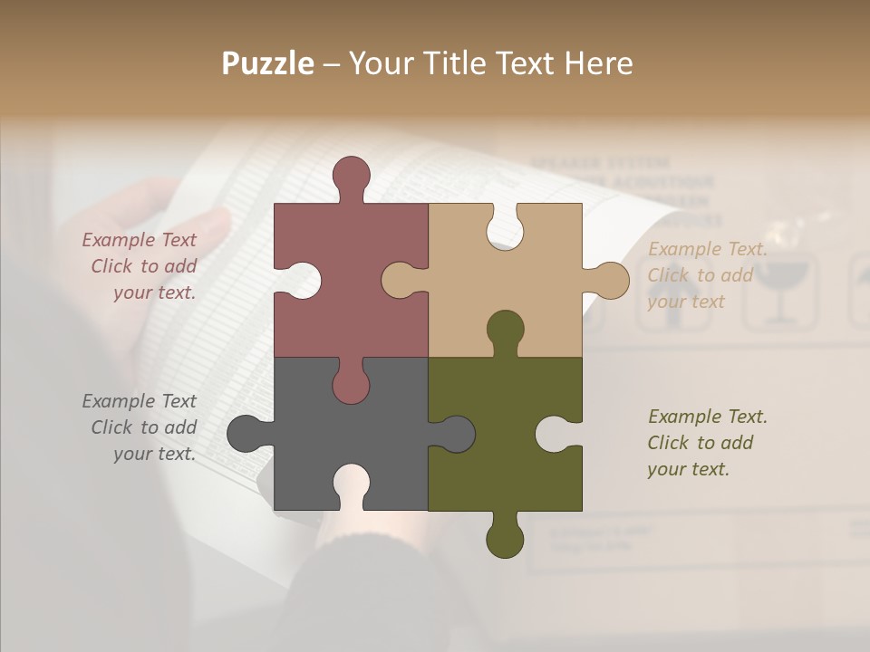 Elderly Hand Caregiver PowerPoint Template