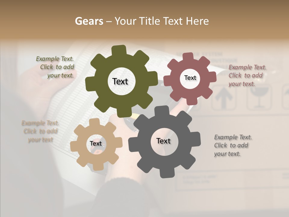 Elderly Hand Caregiver PowerPoint Template