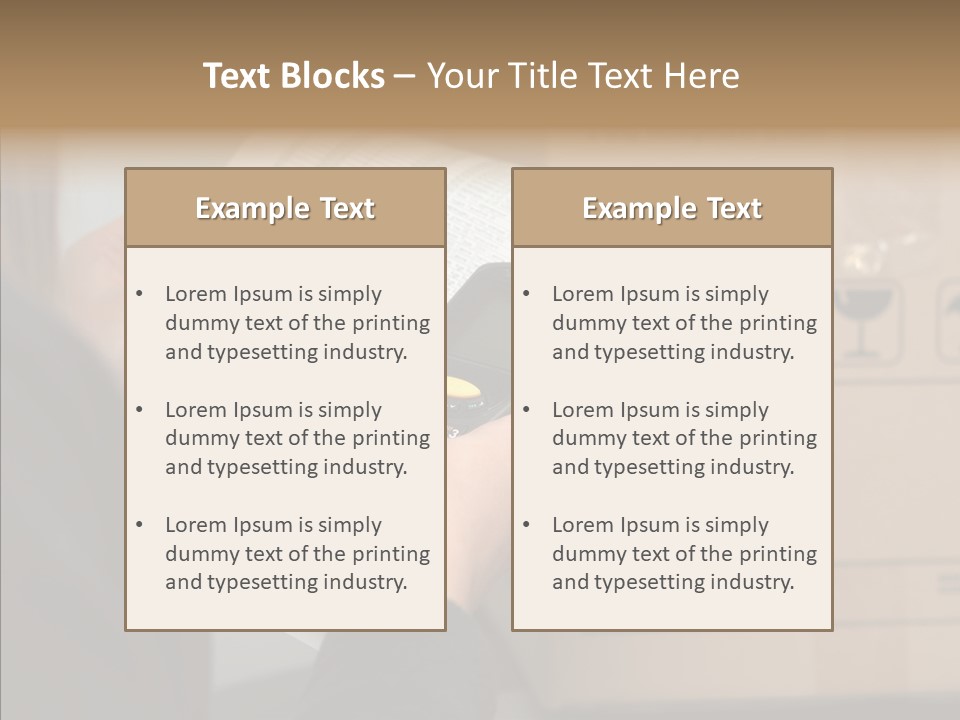 Elderly Hand Caregiver PowerPoint Template
