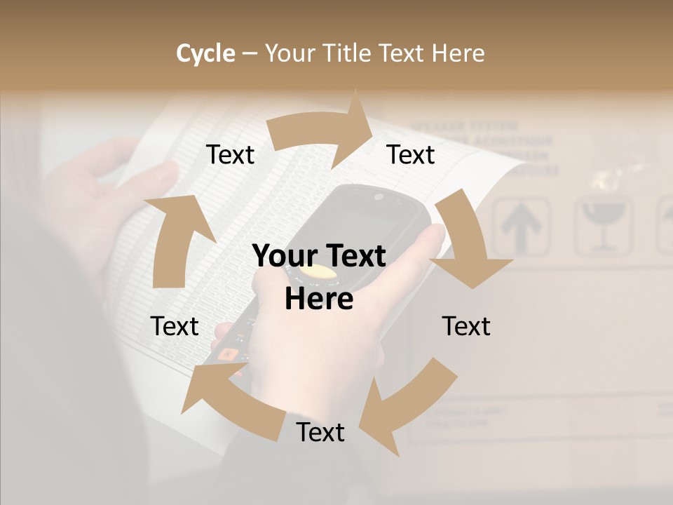 Elderly Hand Caregiver PowerPoint Template