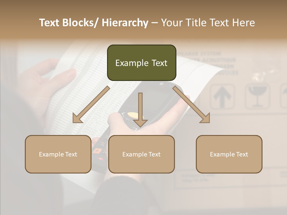 Elderly Hand Caregiver PowerPoint Template