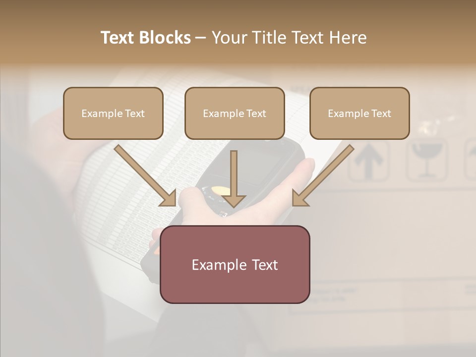Elderly Hand Caregiver PowerPoint Template