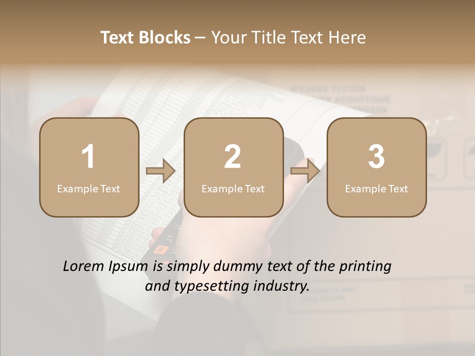 Elderly Hand Caregiver PowerPoint Template