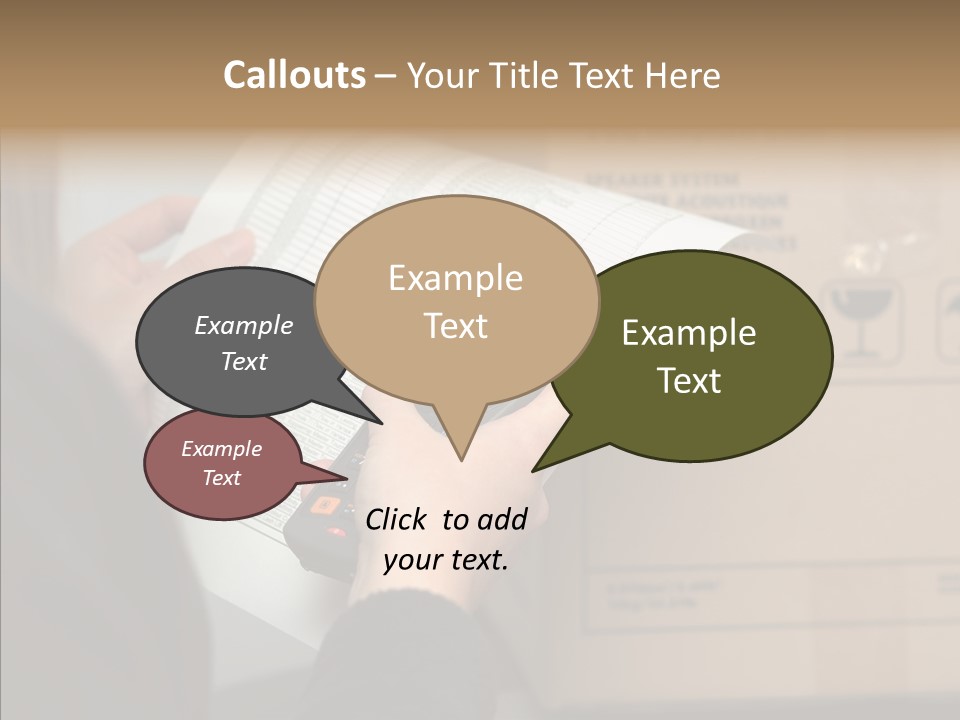 Elderly Hand Caregiver PowerPoint Template